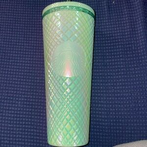 Mint green pearl Starbucks tumbler 24oz venti